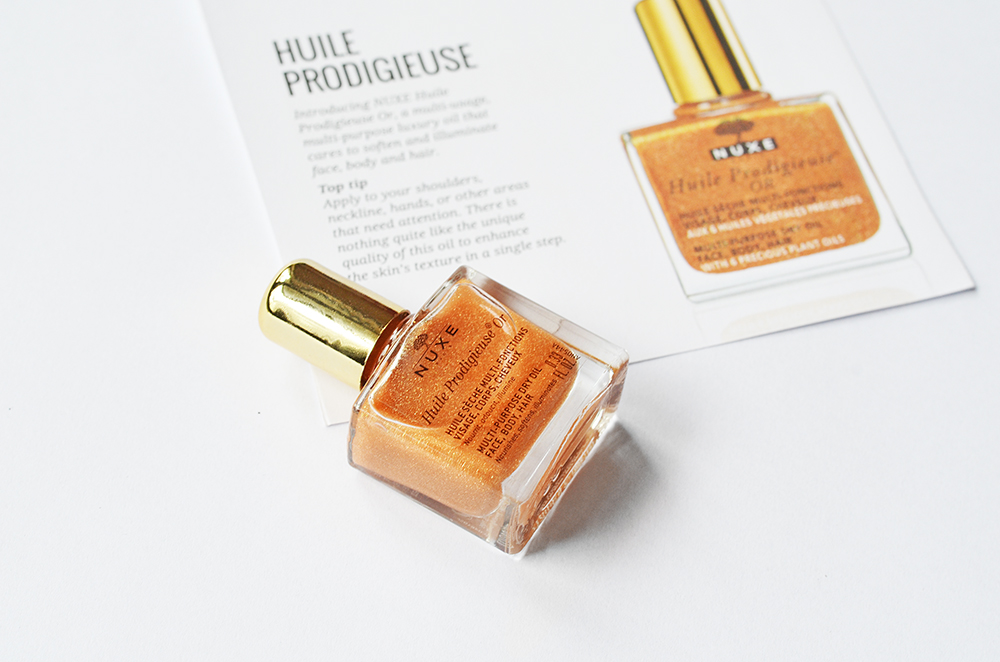 5. Nuxe Huile Prodigieuse Or Multi Usage Dry Oil – Sample Size10ml  RRP £7.99