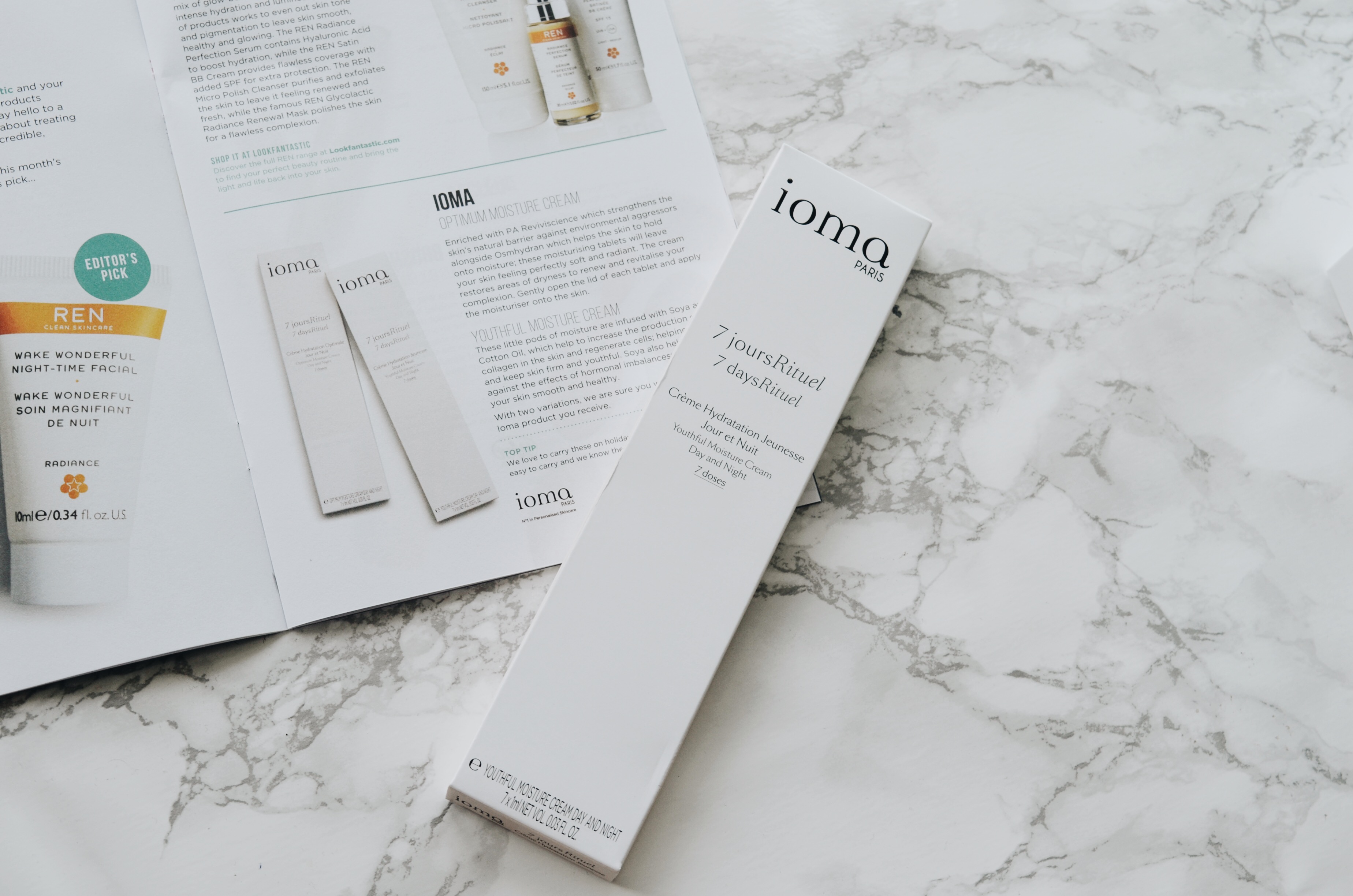 3. IOMA Youthful Moisture Cream Day and Night Tabs 7 x 1ml | RRP £9.00
