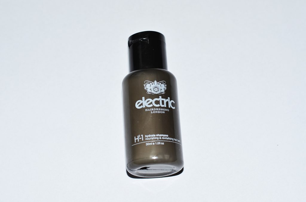 4. Electric Hair Hydrate Shampoo – Sample Size 30ml. Full Size RRP £17.50